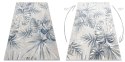 Dywan ORLA MONSTERA 2 kolor szary roślinny styl tropikalny 157x220 Hakano - RUG/LU/ORLA/MONSTERA2/GREY/157x220