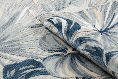 Dywan ORLA MONSTERA 2 kolor szary roślinny styl tropikalny 157x220 Hakano - RUG/LU/ORLA/MONSTERA2/GREY/157x220