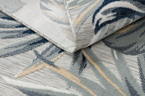 Dywan ORLA MONSTERA 2 kolor szary roślinny styl tropikalny 157x220 Hakano - RUG/LU/ORLA/MONSTERA2/GREY/157x220