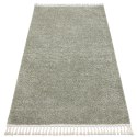 Dywan WELBEN FRINGE kolor oliwkowy styl klasyczny 140x190 Hakano - RUG/LU/WELBEN/FRINGE/GREEN/140x190