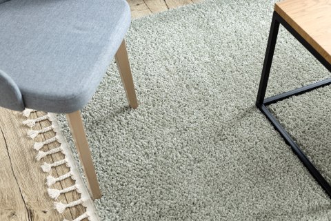 Dywan WELBEN FRINGE kolor oliwkowy styl klasyczny 140x190 Hakano - RUG/LU/WELBEN/FRINGE/GREEN/140x190