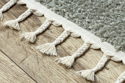 Dywan WELBEN FRINGE kolor oliwkowy styl klasyczny 140x190 Hakano - RUG/LU/WELBEN/FRINGE/GREEN/140x190