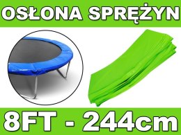 Kołnierz ochronny na sprężyny SkyRamiz Zielony do trampoliny ogrodowej 244cm/8FT