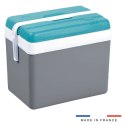Lodówka EDA 35L Szara z Turkusową Pokrywą Kamai Kamai COOLBOX