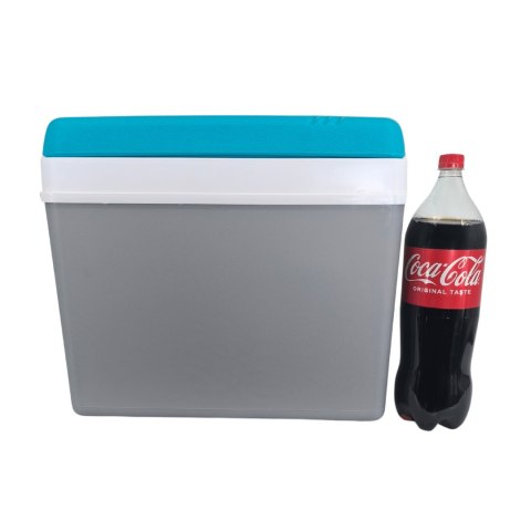 Lodówka EDA 35L Szara z Turkusową Pokrywą Kamai Kamai COOLBOX