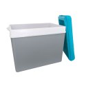 Lodówka EDA 35L Szara z Turkusową Pokrywą Kamai Kamai COOLBOX