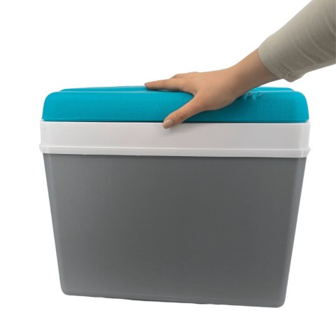 Lodówka EDA 35L Szara z Turkusową Pokrywą Kamai Kamai COOLBOX