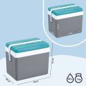 Lodówka EDA 35L Szara z Turkusową Pokrywą Kamai Kamai COOLBOX