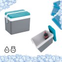 Lodówka EDA 35L Szara z Turkusową Pokrywą Kamai Kamai COOLBOX