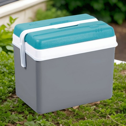 Lodówka EDA 35L Szara z Turkusową Pokrywą Kamai Kamai COOLBOX