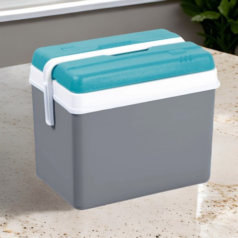Lodówka EDA 35L Szara z Turkusową Pokrywą Kamai Kamai COOLBOX