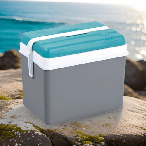 Lodówka EDA 35L Szara z Turkusową Pokrywą Kamai Kamai COOLBOX