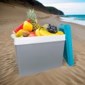 Lodówka EDA 35L Szara z Turkusową Pokrywą Kamai Kamai COOLBOX