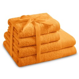 Ręcznik AMARI - AMELIAHOME kolor pomarańczowy styl klasyczny 2*70x140+2*50x100 AmeliaHome - TOWEL/AH/AMARI/ORA/SET2*70x140+2*50x