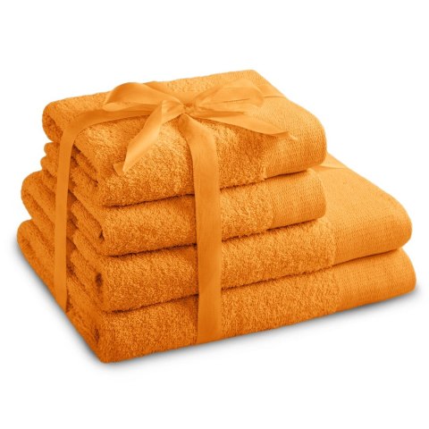 Ręcznik AMARI - AMELIAHOME kolor pomarańczowy styl klasyczny 2*70x140+2*50x100 AmeliaHome - TOWEL/AH/AMARI/ORA/SET2*70x140+2*50x