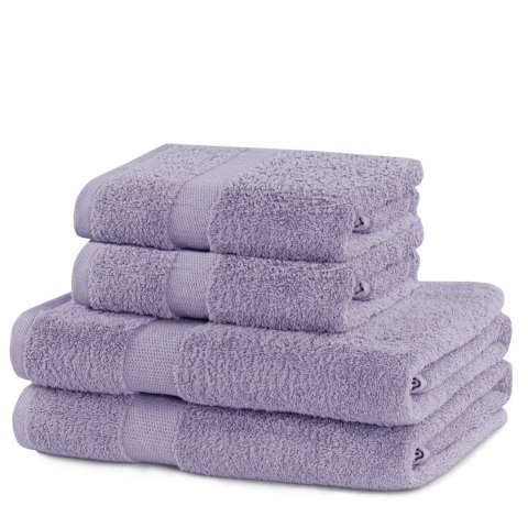 Ręcznik MARINA kolor liliowy styl klasyczny materiał bawełna 2*70x140+2*50x100 DecoKing - TOWEL/MARINA/LIL/SET2*70x140+2*50x100