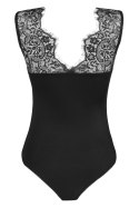 Body Mudienin Black Czarny Collection LivCo Corsetti Fashion rozmiar - S/M BLACK