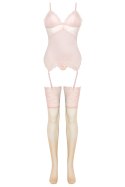 Gorset Persinne Peach Brzoskwiniowy Emporio Collection LivCo Corsetti Fashion rozmiar - S/M PEACH