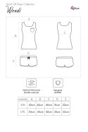 Homewear Wendi LC 90371 Touch Of Gray Szary Collection LivCo Corsetti Fashion rozmiar - L/XL SZARY