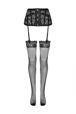 Pas do ponczoch Jelly Black Czarny LivCo Corsetti Fashion rozmiar - L/XL BLACK