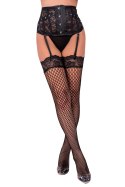 Pas do ponczoch Jelly Black Czarny LivCo Corsetti Fashion rozmiar - S/M BLACK