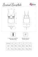 Strój Mikołajki Przebrania Sensual Snowflake LC 90603 rozmiar - L/XL CZERWONY