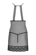 Zmysłowa Koszulka Damska Comiran Black LC 90572 XX Corall Black Czarny Collection LivCo Corsetti Fashion rozmiar - S/M CZARNY