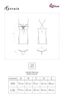 Zmysłowa Koszulka Damska Karonin Dubarry Black Czarny Collection LivCo Corsetti Fashion rozmiar - S/M BLACK