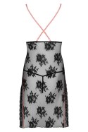 Zmysłowa Koszulka Damska Karonin Dubarry Black Czarny Collection LivCo Corsetti Fashion rozmiar - S/M BLACK