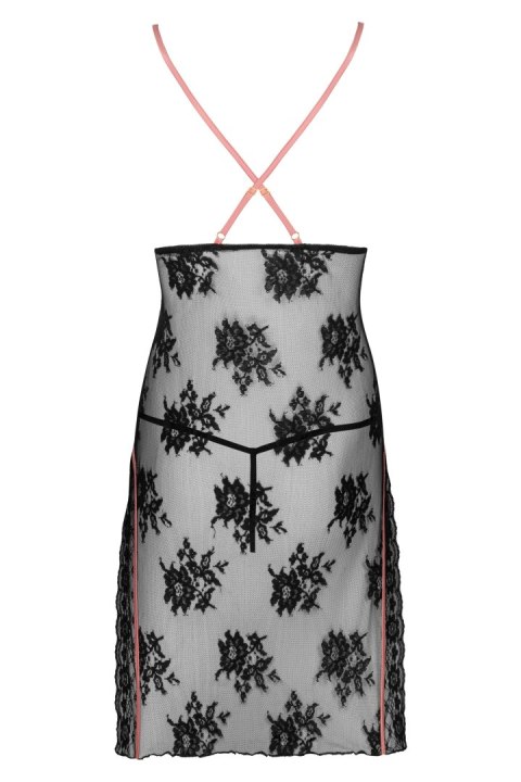 Zmysłowa Koszulka Damska Karonin Dubarry Black Czarny Collection LivCo Corsetti Fashion rozmiar - S/M BLACK