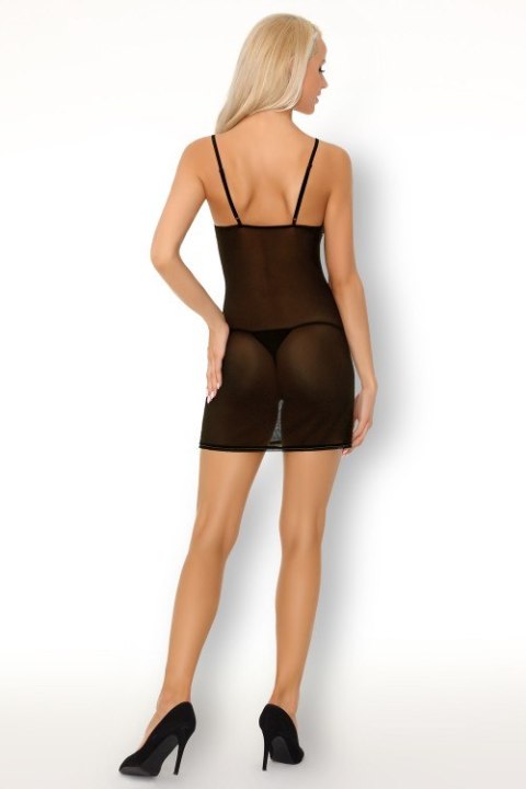 Zmysłowa Koszulka Damska Loritan LC 99185 Love Potion Black Czarny Collcetion LivCo Corsetti Fashion rozmiar - S/M CZARNY