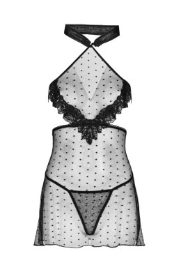 Zmysłowa Koszulka Damska Manirtam Black Czarny LivCo Corsetti Fashion rozmiar - L/XL BLACK