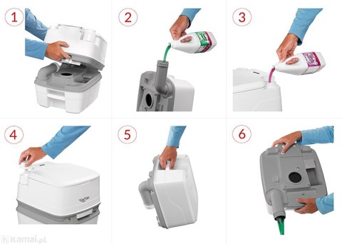 Toaleta turystyczna THETFORD PORTA POTTI 165 beżowa 21L - 92810 Thetford