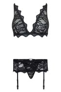 Zmysłowy komplet Belita LC 90231 Sognato Collection Black Czarny LivCo Corsetti Fashion rozmiar - L/XL CZARNY