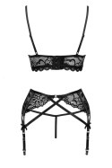 Zmysłowy komplet Moridam LC 90552 Black Czarny LivCo Corsetti Fashion rozmiar - L/XL