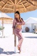 Zmysłowy komplet Setisa różowy / pink LivCo Corsetti Fashion rozmiar - S/M PINK