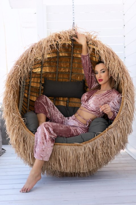 Zmysłowy komplet Setisa różowy / pink LivCo Corsetti Fashion rozmiar - S/M PINK