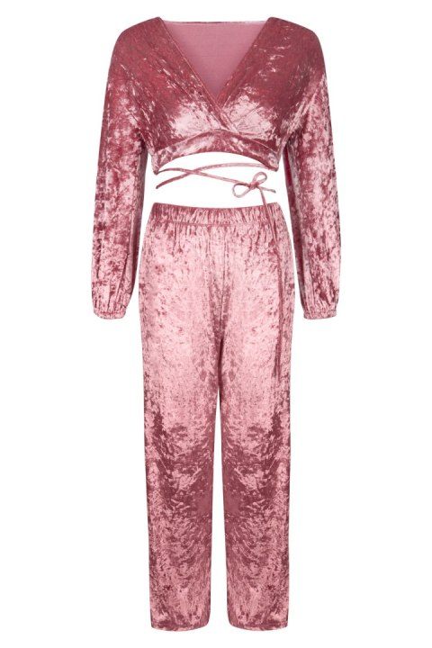 Zmysłowy komplet Setisa różowy / pink LivCo Corsetti Fashion rozmiar - S/M PINK
