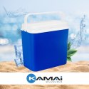 Lodówka CEGECO 24L Niebieska z Białą Pokrywą Kamai Kamai COOLBOX