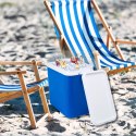 Lodówka CEGECO 24L Niebieska z Białą Pokrywą Kamai Kamai COOLBOX