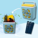 Lodówka CEGECO 24L Jasnoniebieska wzór Lemoniada Kamai Kamai COOLBOX