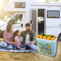 Lodówka CEGECO 24L Jasnoniebieska wzór Lemoniada Kamai Kamai COOLBOX