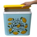 Lodówka CEGECO 24L Jasnoniebieska wzór Lemoniada Kamai Kamai COOLBOX