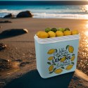 Lodówka CEGECO 24L Jasnoniebieska wzór Lemoniada Kamai Kamai COOLBOX