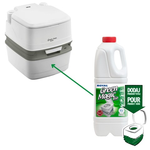 Koncentrat - Płyn 2L do toalet turystycznych GREEN MAGIC BIO Kamai Royal