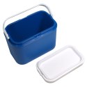 Lodówka turystyczna 10 L na wkłady mrożące, niebieska z białą pokrywą, wymiary 33x25,5x20 cm Kamai COOLBOX
