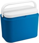 Lodówka turystyczna 10 L na wkłady mrożące, niebieska z białą pokrywą, wymiary 33x25,5x20 cm Kamai COOLBOX