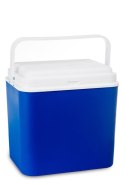 Lodówka turystyczna 10 L na wkłady mrożące, niebieska z białą pokrywą, wymiary 33x25,5x20 cm Kamai COOLBOX
