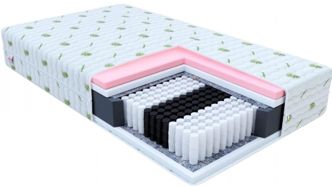Materac multipocketowy VISCO H3H4 ATINA ALOE VERA 80x200x19