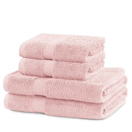 Ręcznik MARINA kolor pudrowy róż styl klasyczny materiał bawełna 2*70x140+2*50x100 DecoKing - TOWEL/MARINA/PINK/SET2*70x140+2*50